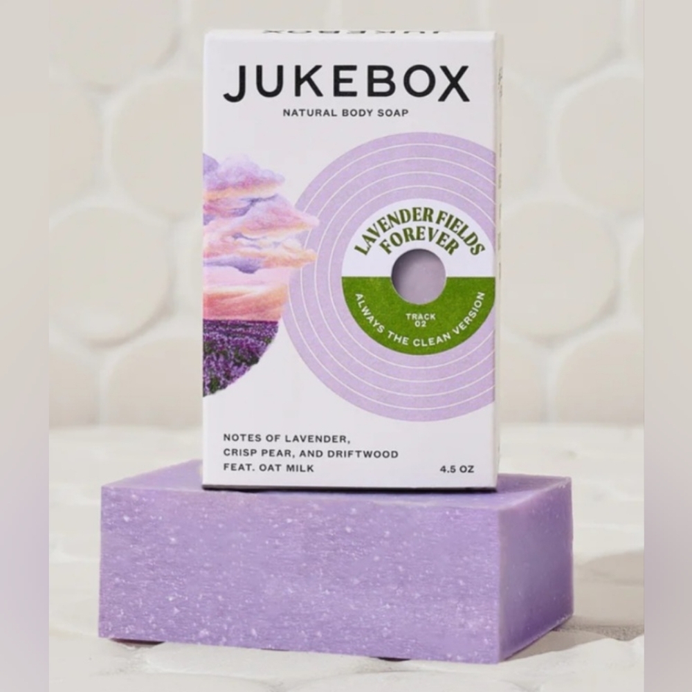 Jukebox A Dr. Squatch Brand Lavender Fields Forever Cold Process Soap 4.5 oz